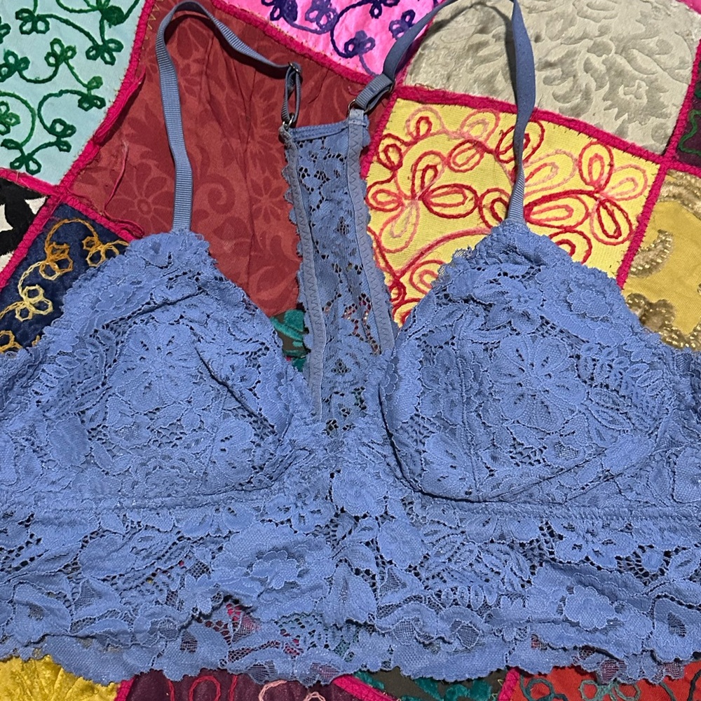 Aerie Lace Bralette in Soft Blue